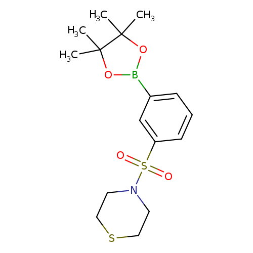 Thiomorpholine,4-[[3-(4,4,5,5-tetramethyl-1,3,2-dioxaborolan-2-yl)phenyl]sulfonyl]-
