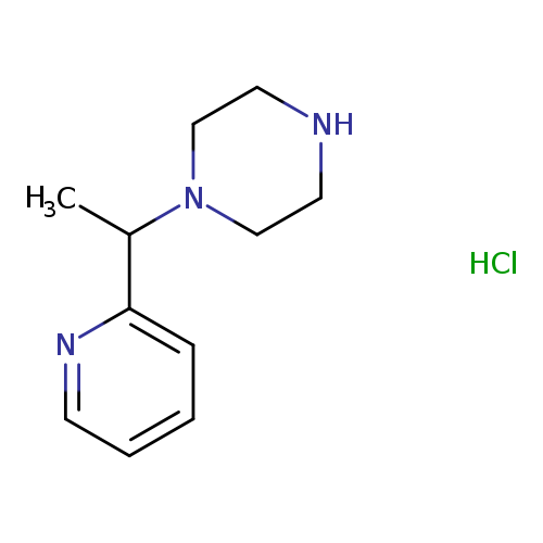 1-(1-(Pyridin-2-yl)ethyl)piperazine hydrochloride