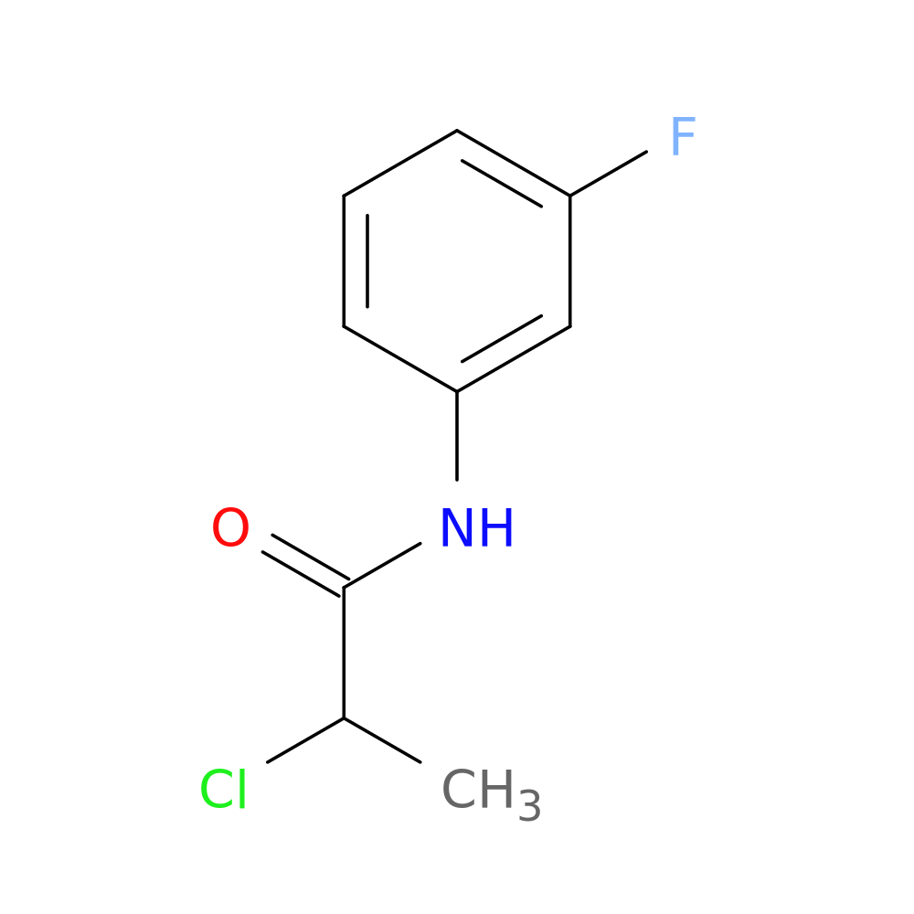 2-chloro-N-(3-fluorophenyl)propanamide