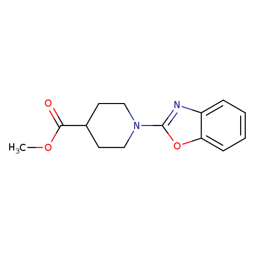 methyl 1-(1,3-benzoxazol-2-yl)piperidine-4-carboxylate