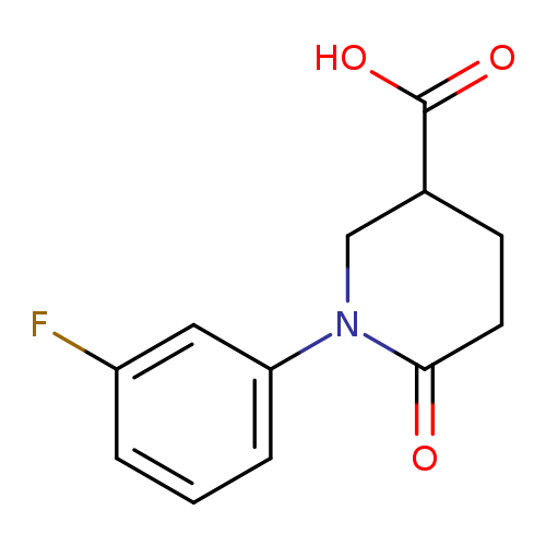 1-(3-Fluorophenyl)-6-oxopiperidine-3-carboxylic acid