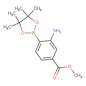 2-Amino-4-(methoxycarbonyl)phenylboronic acid pinacol ester