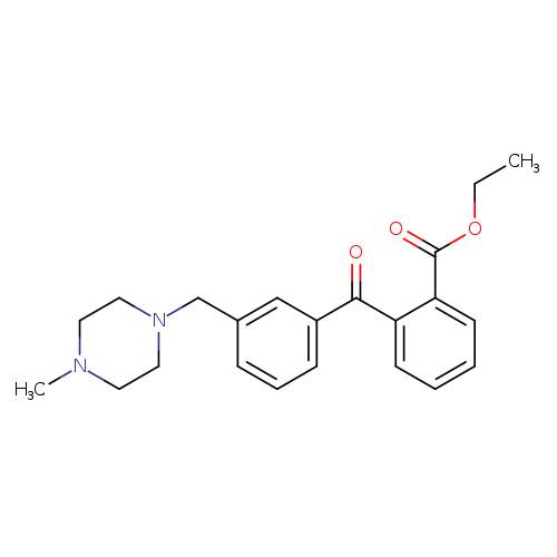 2-CARBOETHOXY-3'-(4-METHYLPIPERAZINOMETHYL) BENZOPHENONE