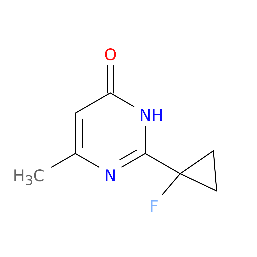 2-(1-fluorocyclopropyl)-4-methyl-1H-pyrimidin-6-one