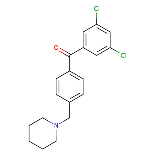 3,5-Dichloro-4'-piperidinomethyl benzophenone
