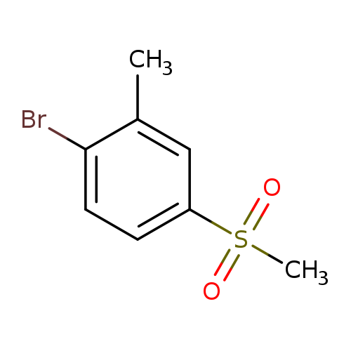 1-Bromo-2-methyl-4-(methylsulfonyl)benzene
