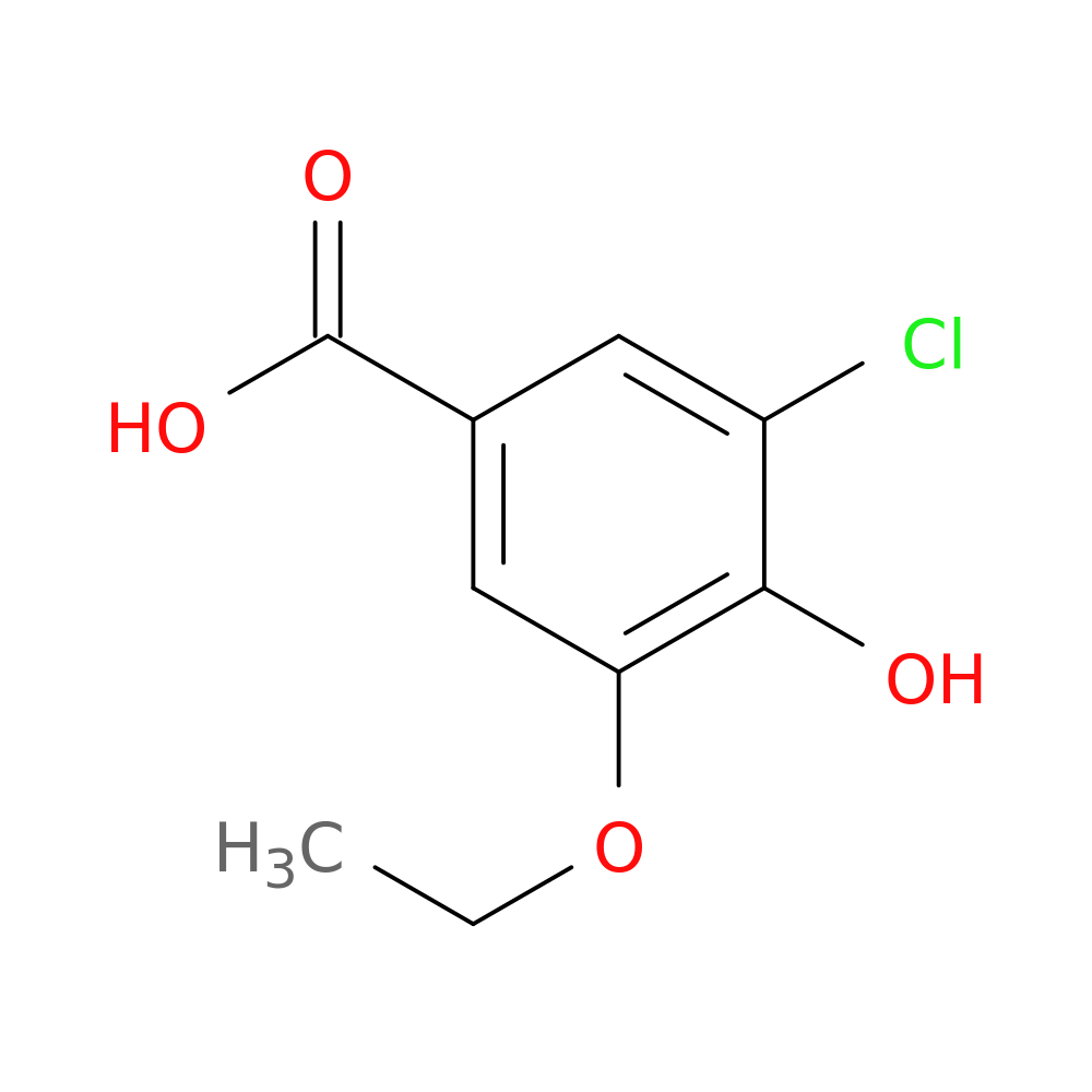 3-chloro-5-ethoxy-4-hydroxybenzoic acid