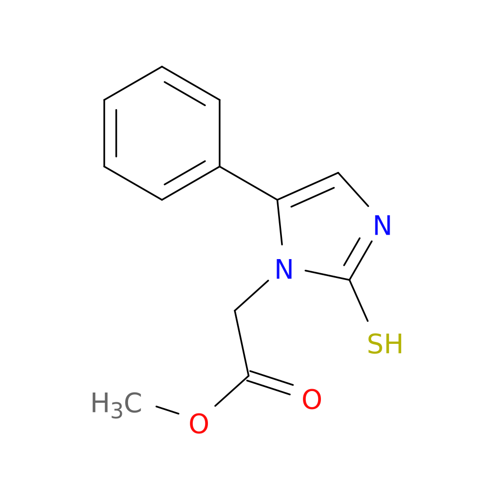 Methyl (5-phenyl-2-thioxo-2,3-dihydro-1H-imidazol-1-yl)acetate