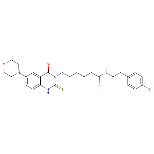 N-[2-(4-chlorophenyl)ethyl]-6-[6-(morpholin-4-yl)-4-oxo-2-sulfanylidene-1,2,3,4-tetrahydroquinazolin-3-yl]hexanamide