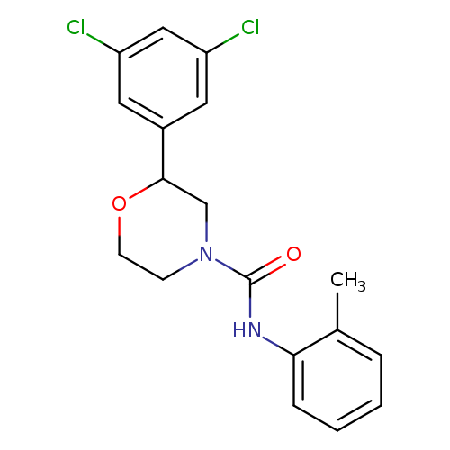 2-(3,5-dichlorophenyl)-N-(2-methylphenyl)morpholine-4-carboxamide