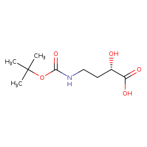 Butanoic acid, 4-[[(1,1-dimethylethoxy)carbonyl]amino]-2-hydroxy-, (2S)- (9CI)