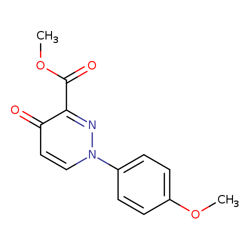 methyl 1-(4-methoxyphenyl)-4-oxo-1,4-dihydropyridazine-3-carboxylate