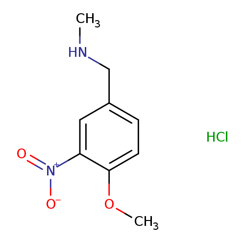 [(4-methoxy-3-nitrophenyl)methyl](methyl)amine hydrochloride
