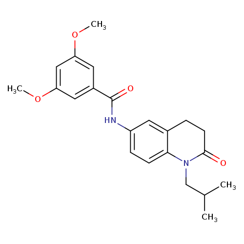 3,5-dimethoxy-N-[1-(2-methylpropyl)-2-oxo-1,2,3,4-tetrahydroquinolin-6-yl]benzamide