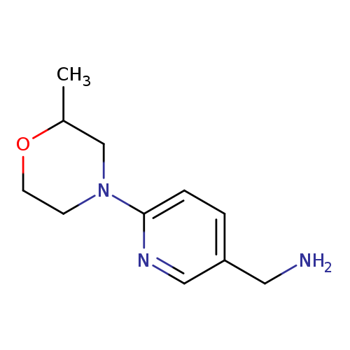 [6-(2-Methylmorpholin-4-yl)pyridin-3-yl]methylamine