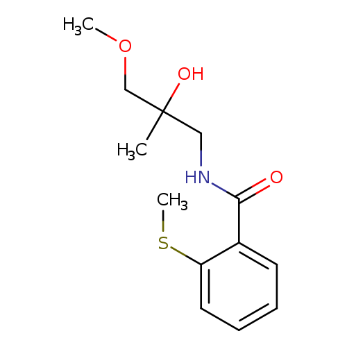 N-(2-hydroxy-3-methoxy-2-methylpropyl)-2-(methylsulfanyl)benzamide