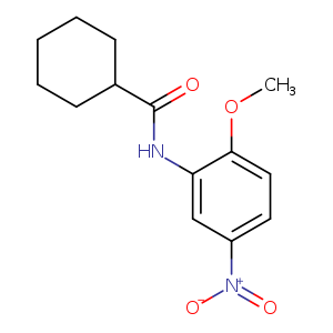 N-(2-methoxy-5-nitrophenyl)cyclohexanecarboxamide