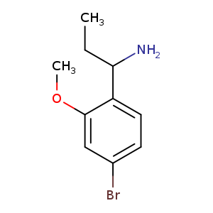 1-(4-Bromo-2-methoxyphenyl)propan-1-amine
