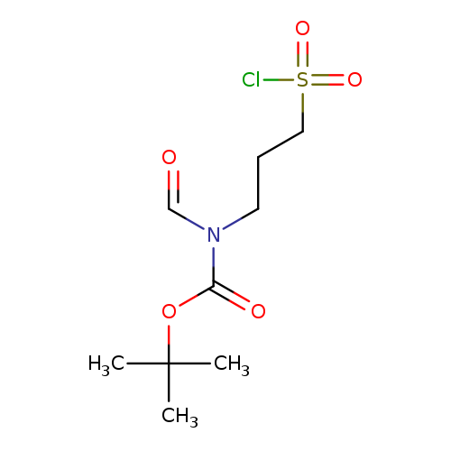 tert-butylN-[3-(chlorosulfonyl)propyl]-N-formylcarbamate