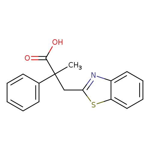 3-(1,3-Benzothiazol-2-yl)-2-methyl-2-phenylpropanoic acid