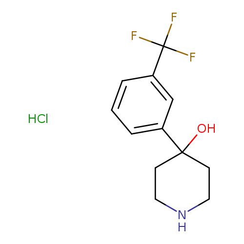 4-Piperidinol, 4-[3-(trifluoromethyl)phenyl]-, hydrochloride (1:1)