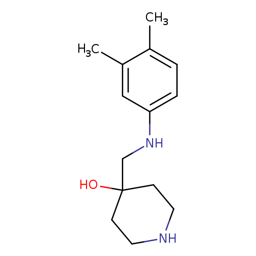 4-([(3,4-Dimethylphenyl)amino]methyl)piperidin-4-ol