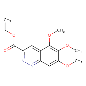 ethyl 5,6,7-trimethoxycinnoline-3-carboxylate