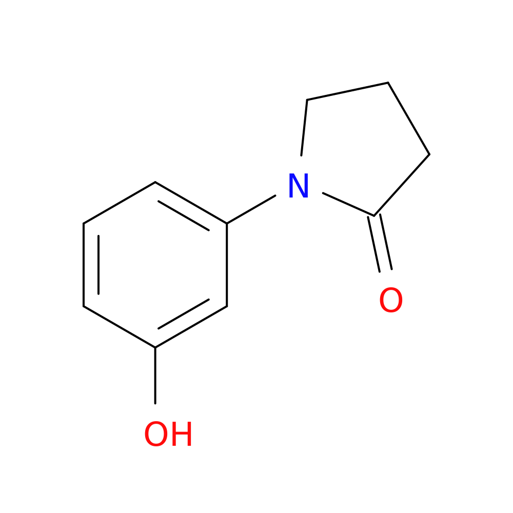 1-(3-Hydroxyphenyl)Pyrrolidin-2-One