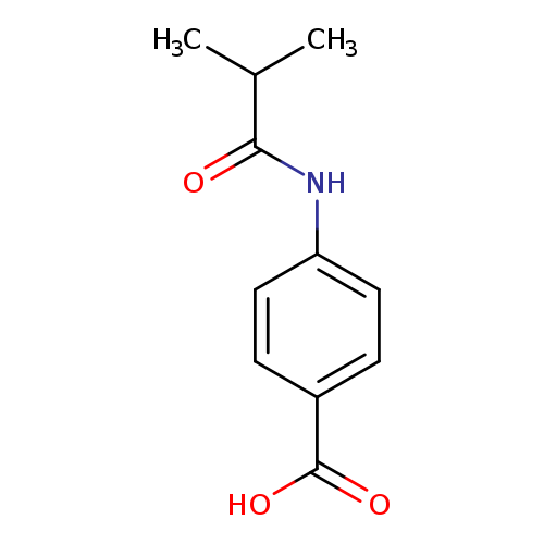 Benzoic acid, 4-[(2-methyl-1-oxopropyl)amino]-