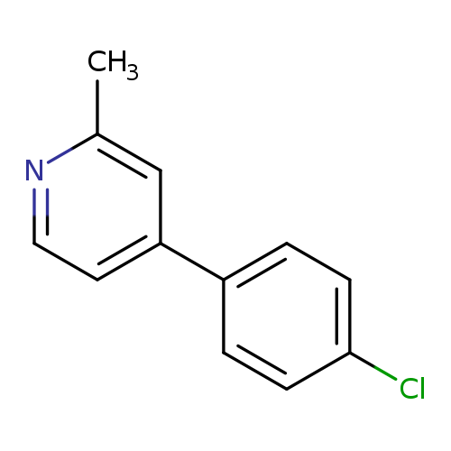 4-(4-Chlorophenyl)-2-methylpyridine