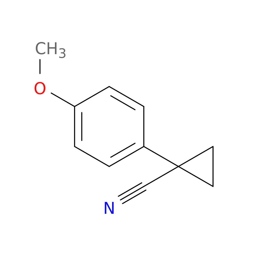 1-(4-Methoxyphenyl)cyclopropanecarbonitrile