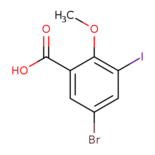 5-Bromo-3-iodo-2-methoxybenzoic acid