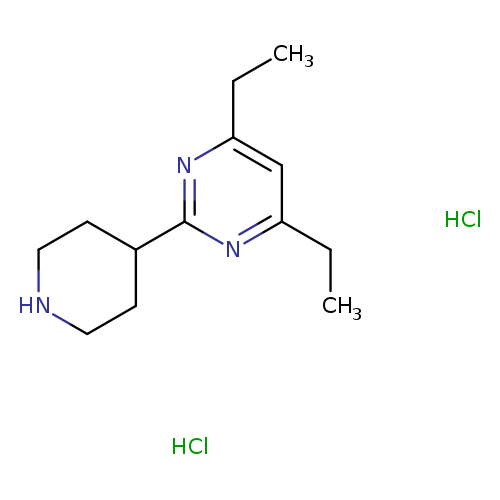 4,6-diethyl-2-(piperidin-4-yl)pyrimidinedihydrochloride