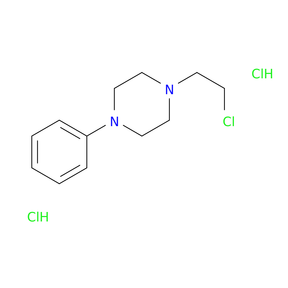 1-(2-chloroethyl)-4-phenylpiperazine dihydrochloride