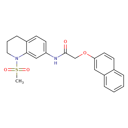 N-(1-methanesulfonyl-1,2,3,4-tetrahydroquinolin-7-yl)-2-(naphthalen-2-yloxy)acetamide