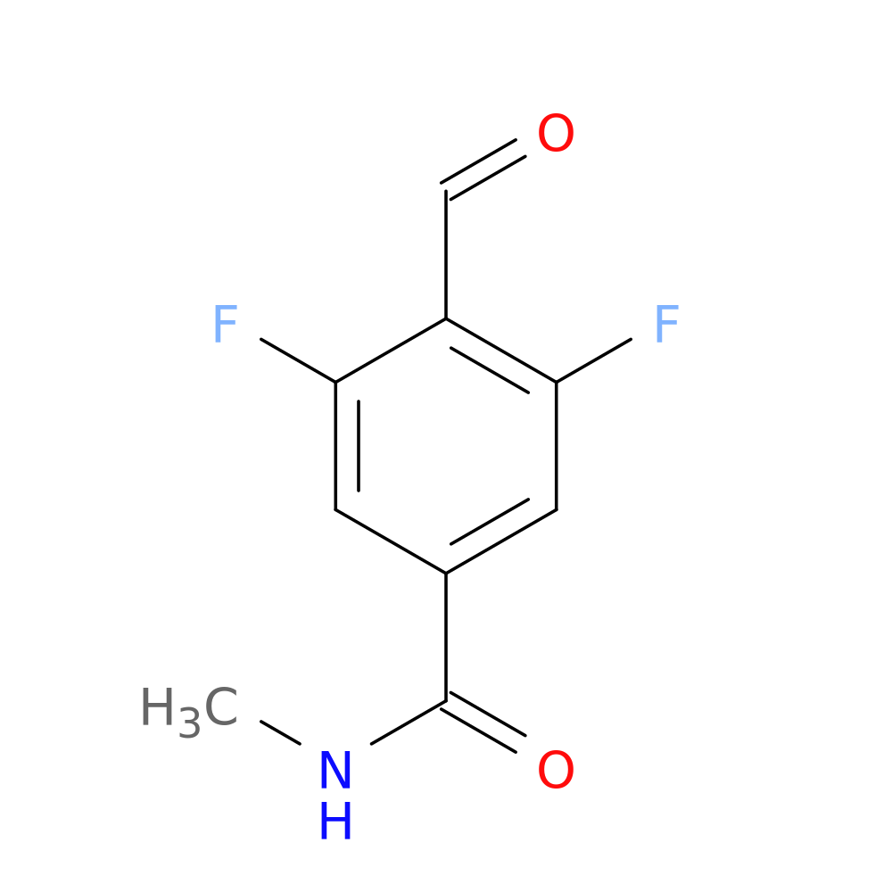 3,5-difluoro-4-formyl-N-methylbenzamide