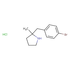2-[(4-bromophenyl)methyl]-2-methylpyrrolidine hydrochloride