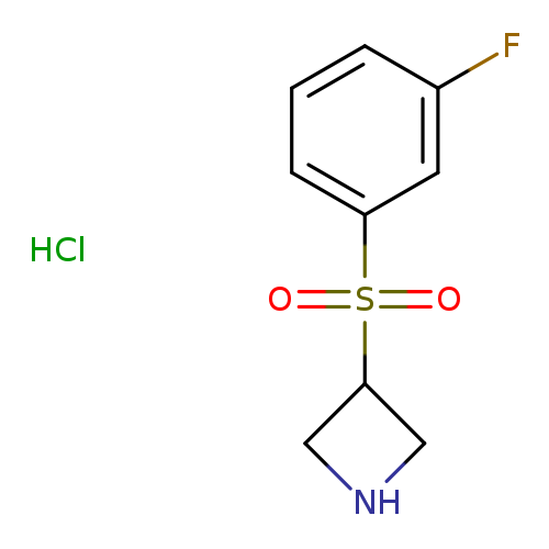 3-(3-fluorobenzenesulfonyl)azetidine hydrochloride