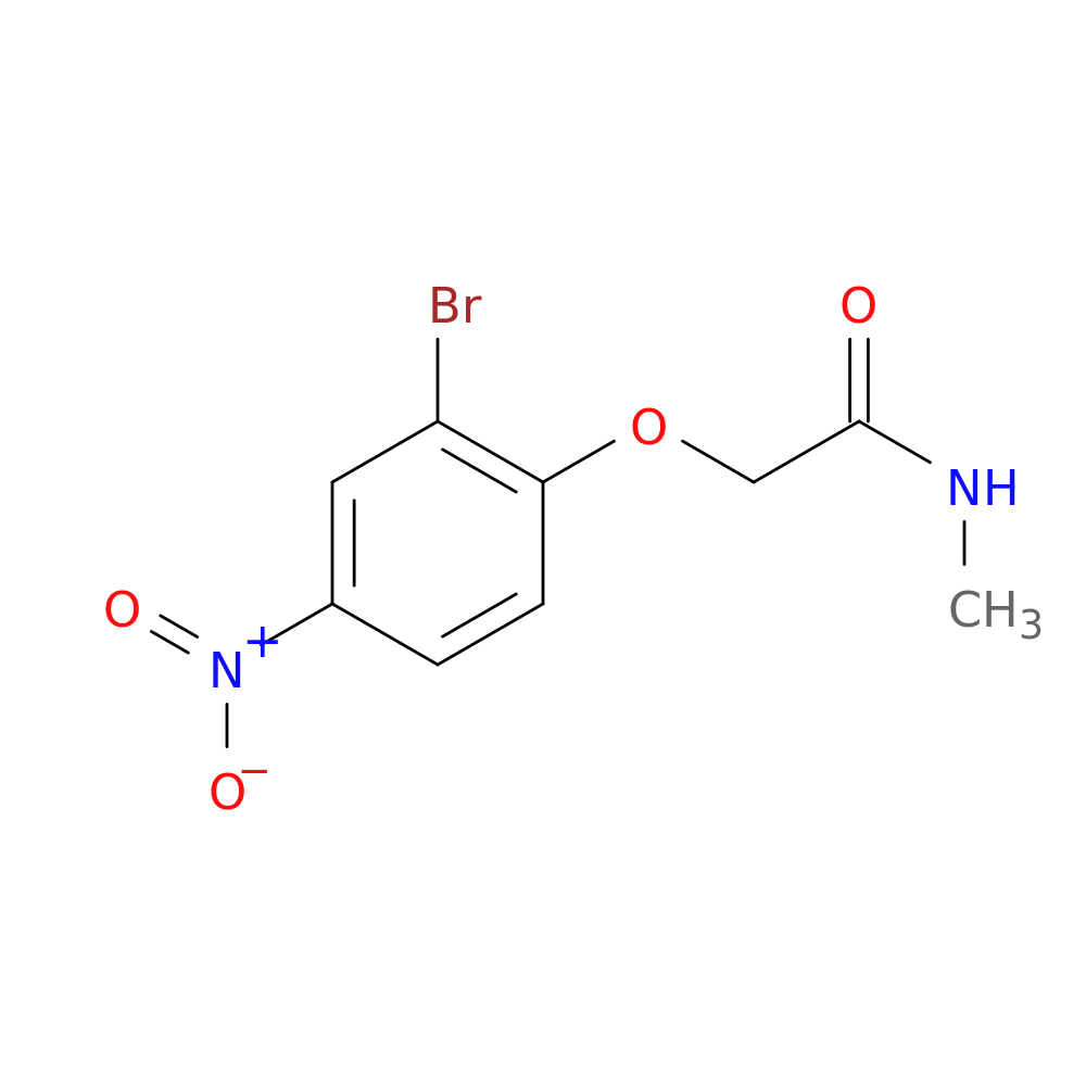 2-(2-Bromo-4-nitrophenoxy)-N-methylacetamide