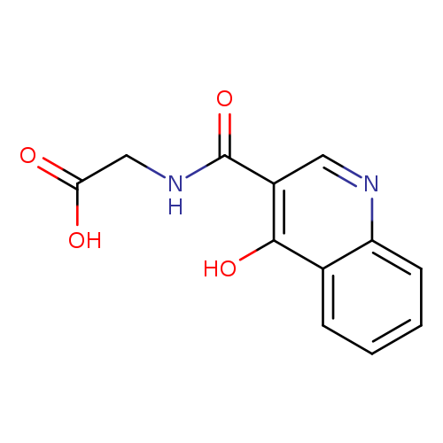 2-[(4-hydroxyquinolin-3-yl)formamido]acetic acid