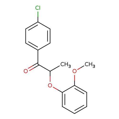 1-(4-chlorophenyl)-2-(2-methoxyphenoxy)-1-propanone