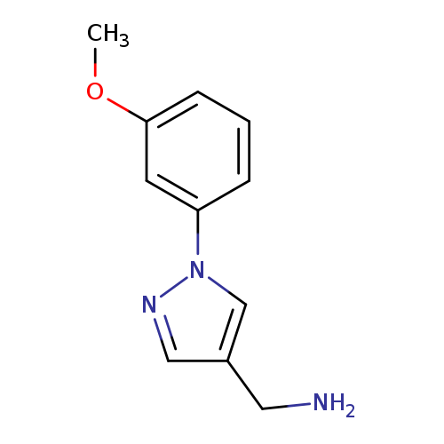 1H-Pyrazole-4-methanamine, 1-(3-methoxyphenyl)-