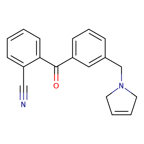 2-(3-((2,5-Dihydro-1H-pyrrol-1-yl)methyl)benzoyl)benzonitrile