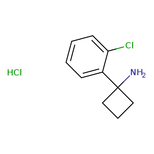 1-(2-Chlorophenyl)cyclobutan-1-amine hydrochloride