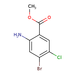 Benzoic acid, 2-amino-4-bromo-5-chloro-, methyl ester