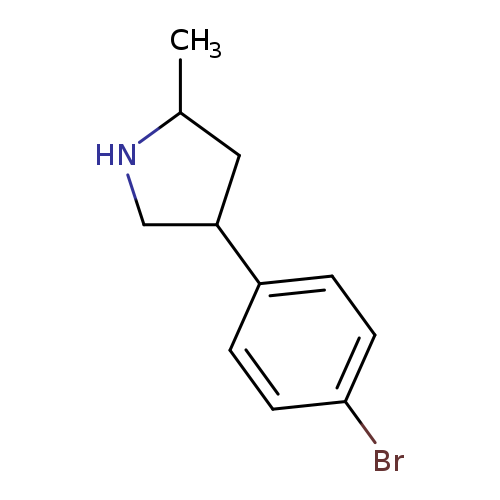 4-(4-bromophenyl)-2-methylpyrrolidine
