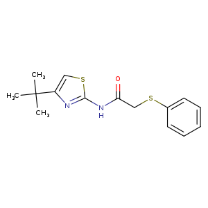N-(4-tert-butyl-1,3-thiazol-2-yl)-2-(phenylsulfanyl)acetamide