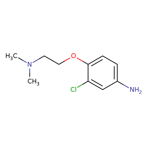 3-chloro-4-[2-(dimethylamino)ethoxy]benzenamine
