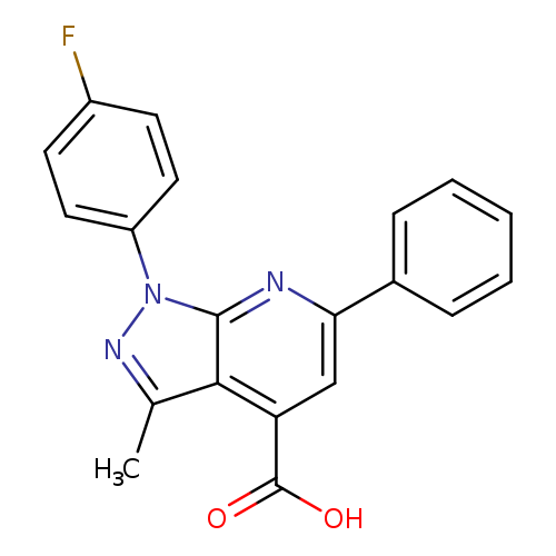 1-(4-Fluorophenyl)-3-methyl-6-phenyl-1H-pyrazolo[3,4-b]pyridine-4-carboxylic acid