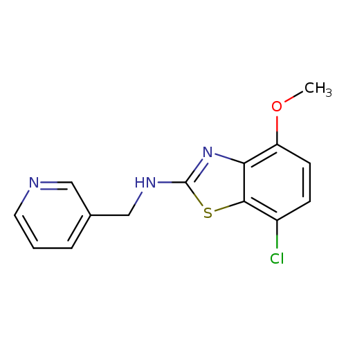 7-CHLORO-4-METHOXY-N-(PYRIDIN-3-YLMETHYL)-1,3-BENZOTHIAZOL-2-AMINE